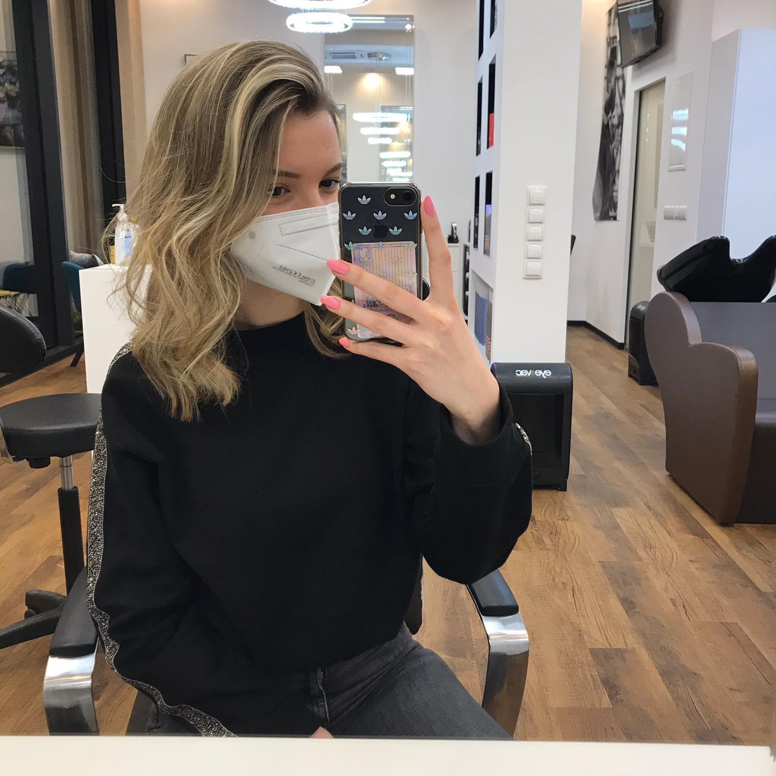 Blonde Wellen mit Glanz
